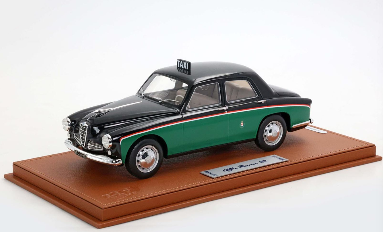 1/18 BBR Alfa Romeo 1900 By RGM Design Taxi Milano Car Model Limited 10 Pieces