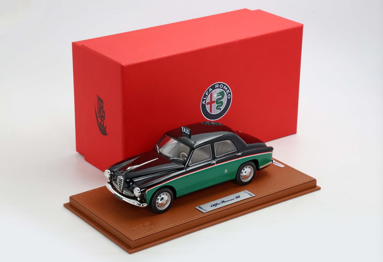 1/18 BBR Alfa Romeo 1900 By RGM Design Taxi Milano Car Model Limited 10 Pieces