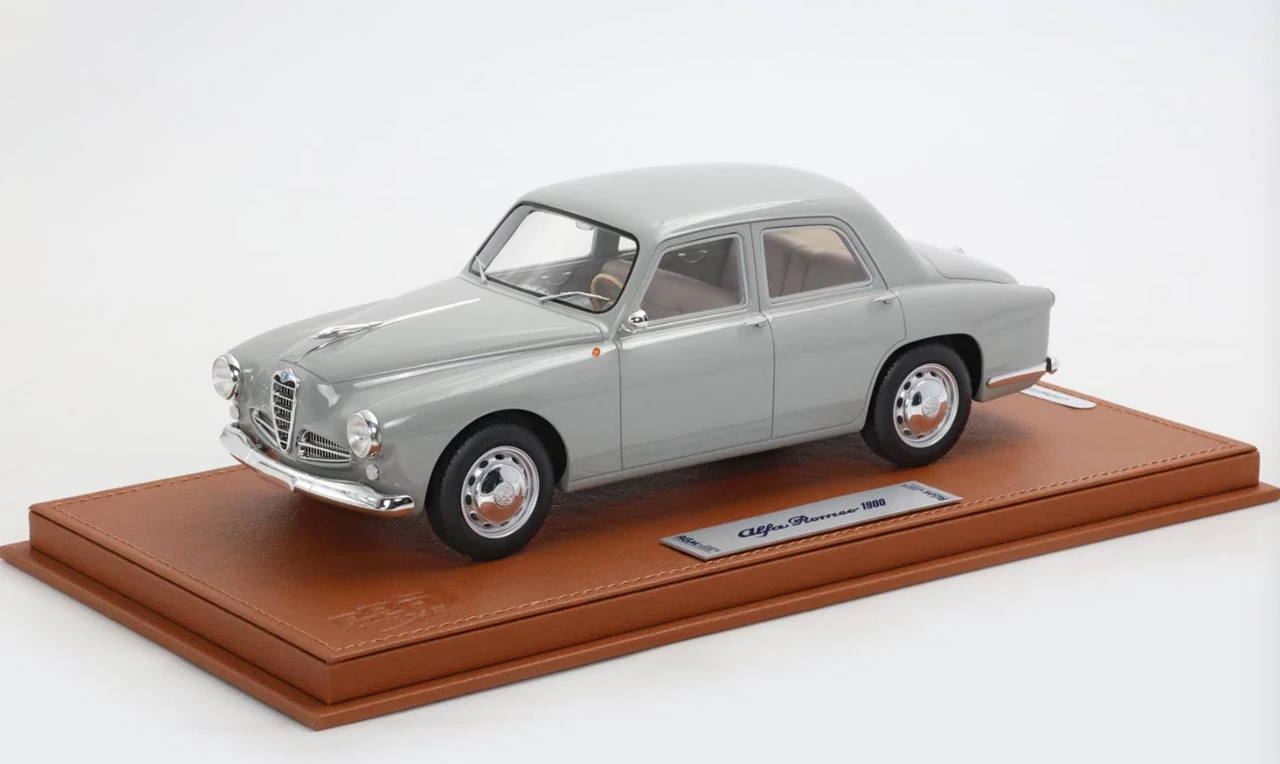 1/18 BBR Alfa Romeo 1900 By RGM Design (Grigio Alba Grey) Car Model Limited 10 Pieces