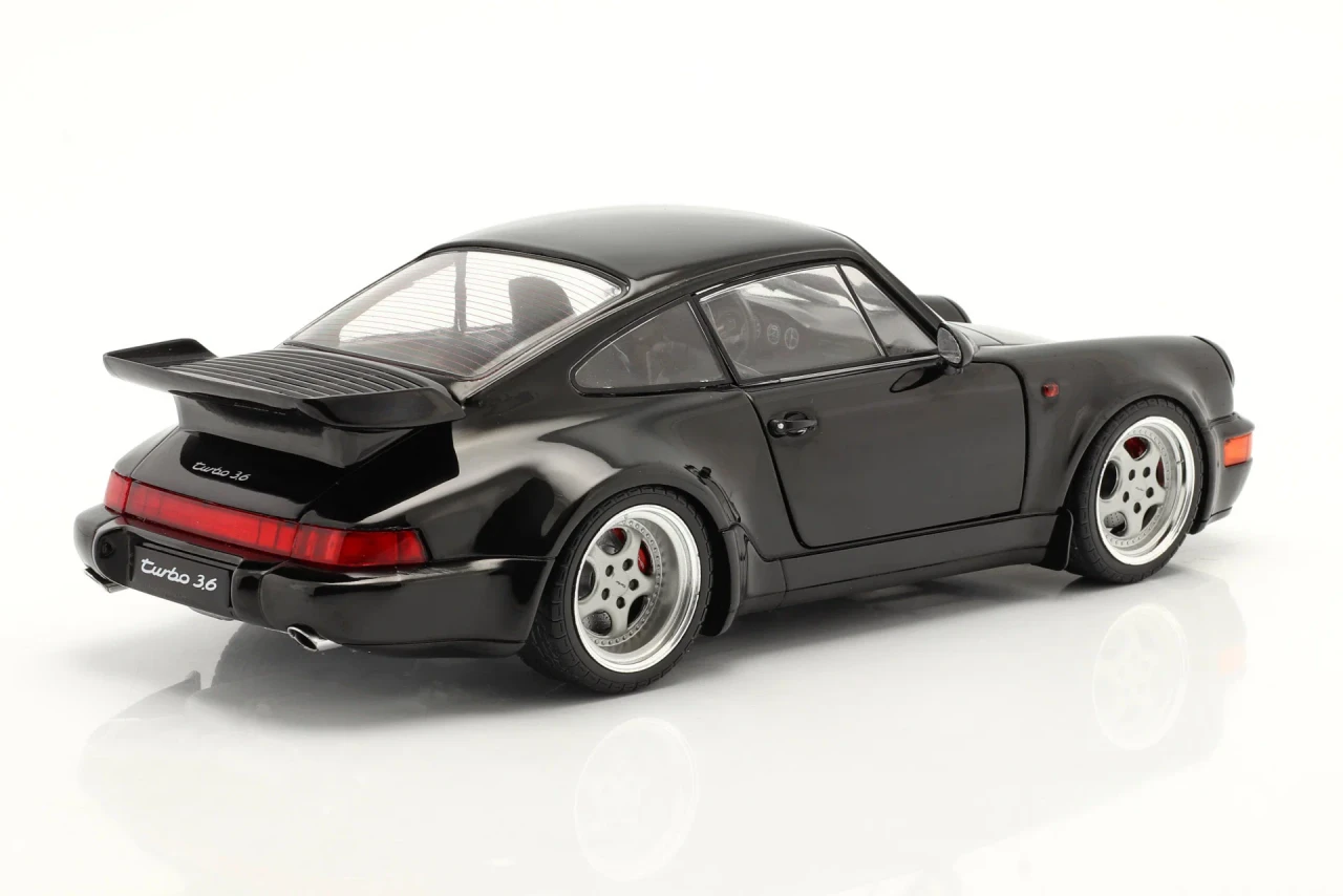 1/18 Solido 1993 Porsche 911 Turbo 3.6 (Black) Diecast Car Model