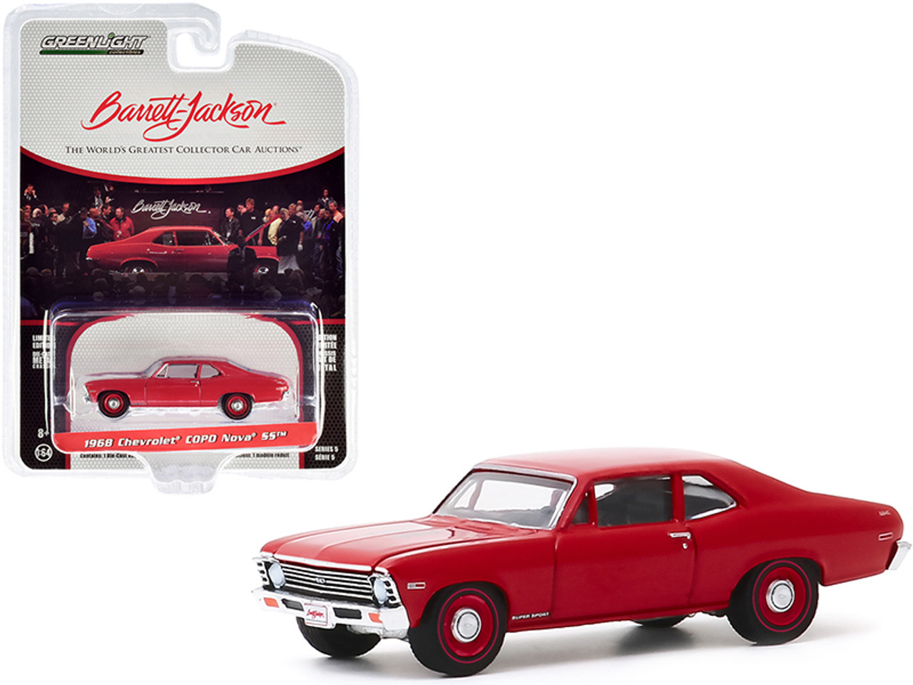 1968 Chevrolet COPO Nova SS Red with Red Wheels (Lot #1268