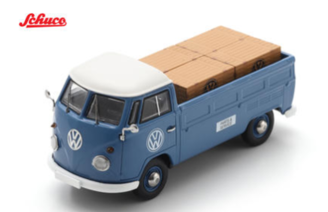 1/43 Schuco 1965 VW T1 "Service" with Boxes Car Model