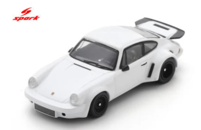 1/64 Schuco Porsche 911 3.0 RSR (White with Black Wheels) Car Model