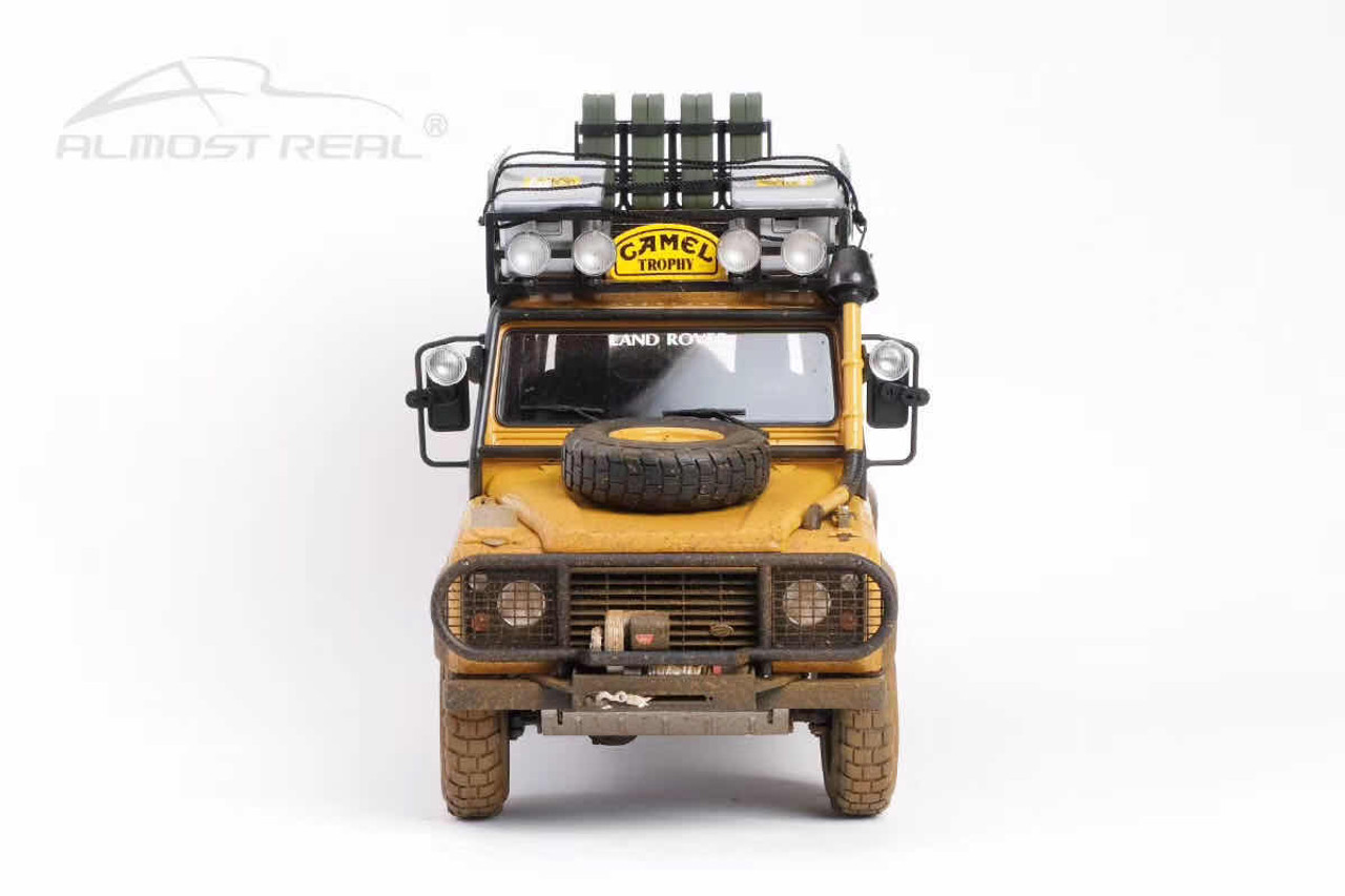 1/18 AR Almost Real 1985 Land Rover Defender 90 “Camel Trophy” Borneo Dirt Version Diecast Car Model
