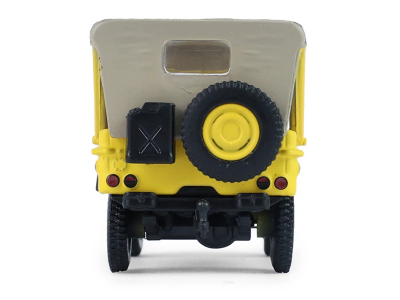 1942 Willys MB Jeep "Control Jeep - U.S. Army Air Forces" Yellow with Beige Top "Battalion 64" Series 6 1/64 Diecast Model Car by Greenlight