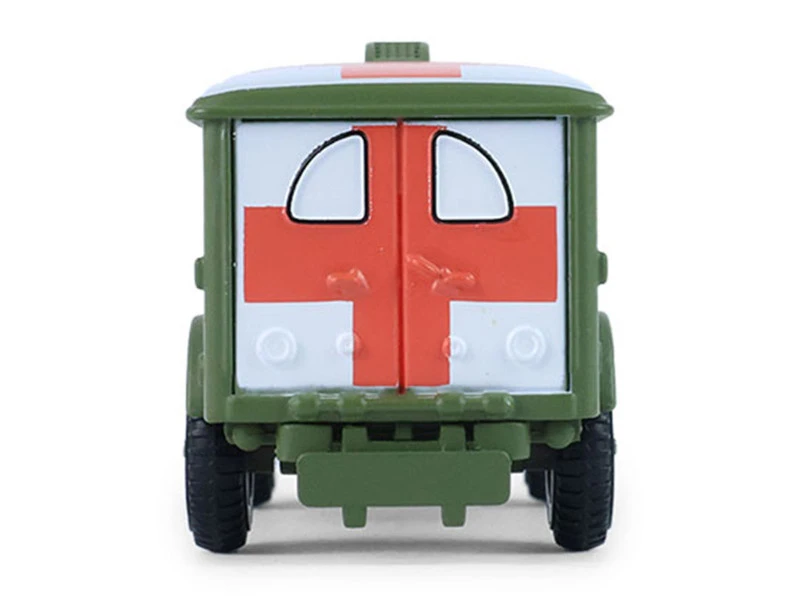 1944 Dodge WC-54 4X4 Ambulance "U.S. Army - WWII" Green with Graphics "Battalion 64" Series 6 1/64 Diecast Model Car by Greenlight