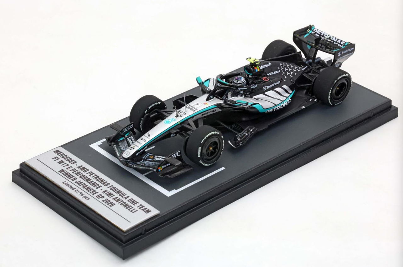 1/43 BBR 2026 F1 Mercedes-AMG F1 E Performance #12 Kimi Antonelli Winner Japanese GP Luxury Box Set Limited