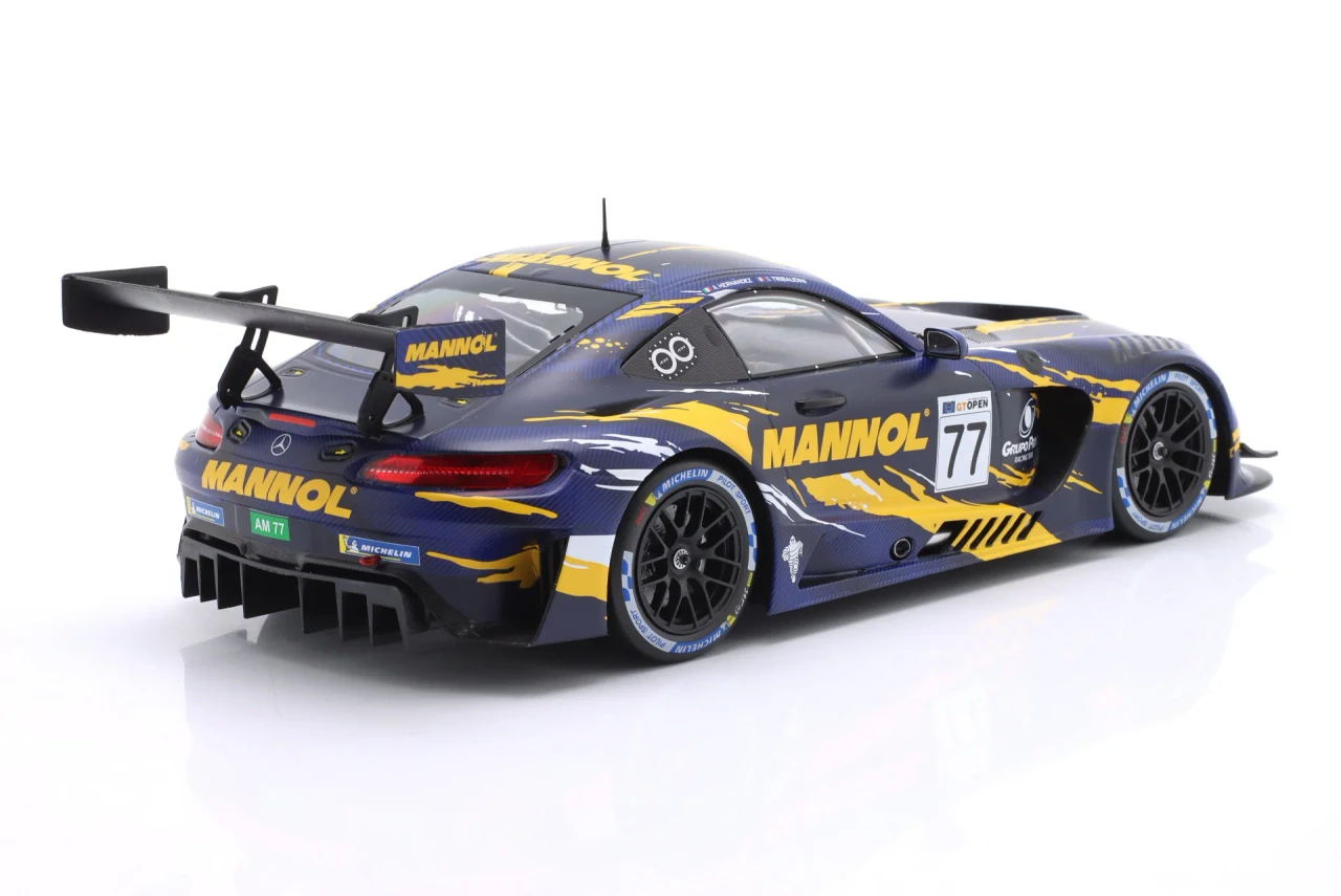1/18 Ixo 2026 Mercedes-AMG GT3 Evo #77 International GT Open Grupo Prom Racing Team Alfredo Hernández Ortega, Stéphane Tribaudin Diecast Car Model