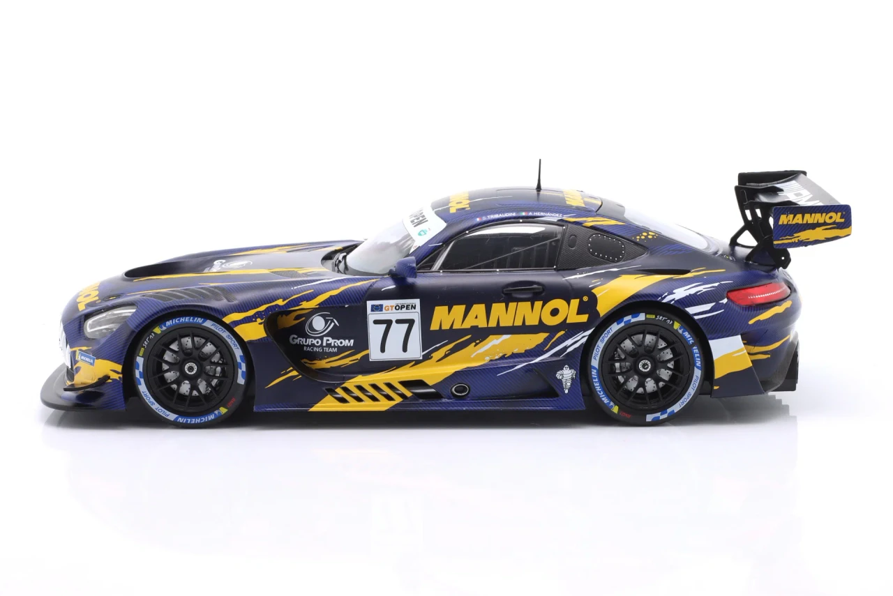 1/18 Ixo 2026 Mercedes-AMG GT3 Evo #77 International GT Open Grupo Prom Racing Team Alfredo Hernández Ortega, Stéphane Tribaudin Diecast Car Model