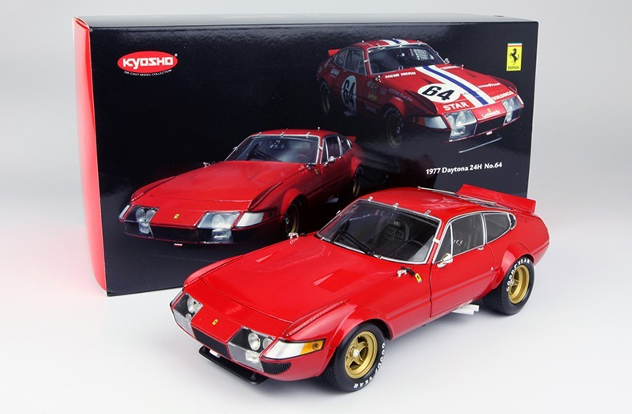 KYOSHO 1/18 FERRARI DAYTONA 365 GTB DIECAST CAR MODEL 