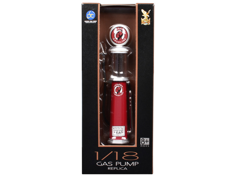 Mohawk Gasoline Vintage Gas Pump Cylinder 1/18 Diecast Replica by Road Signature