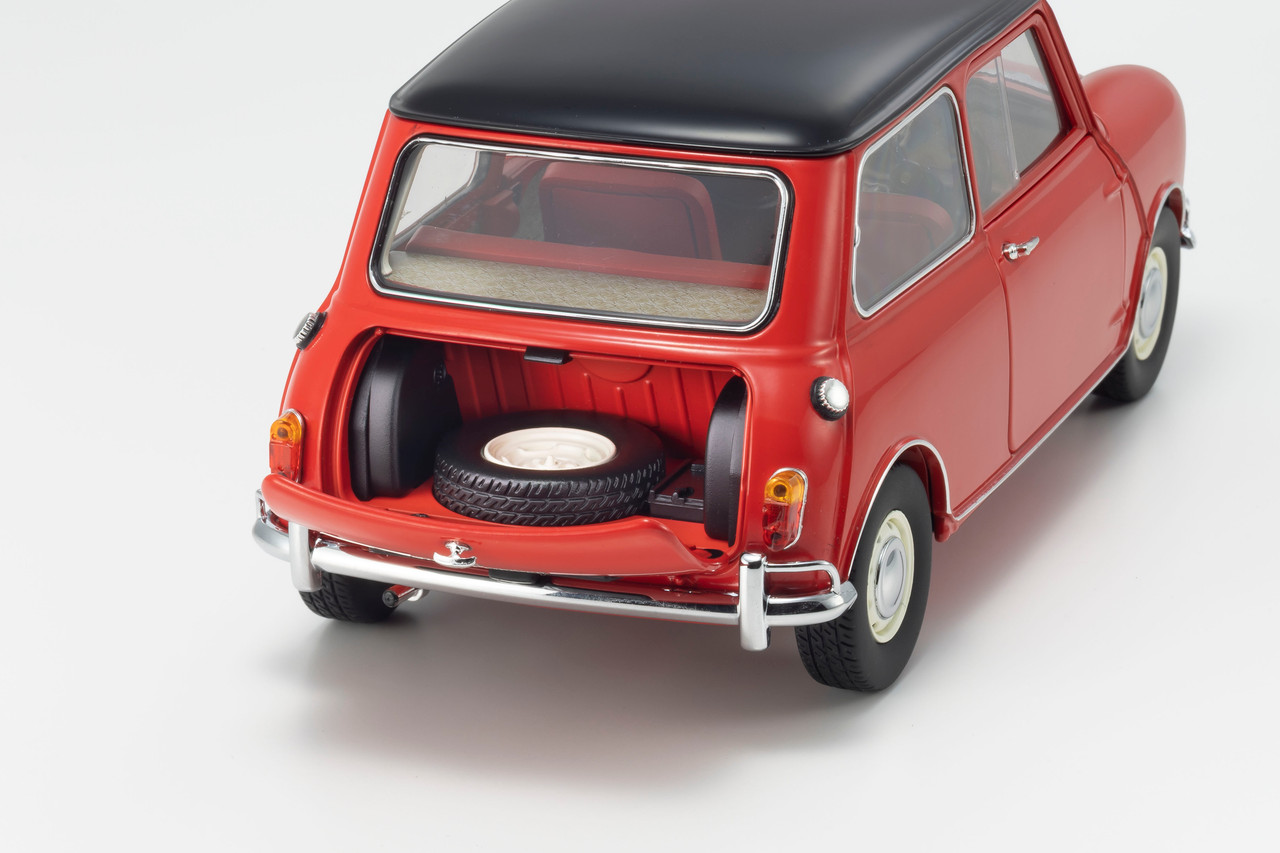 1/18 Kyosho Morris Mini Cooper 1275S (Red wth Black Roof) Diecast Car Model