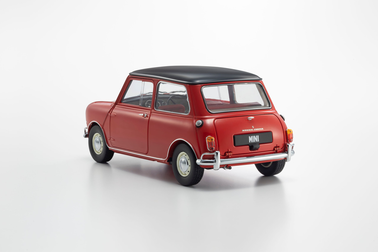 1/18 Kyosho Morris Mini Cooper 1275S (Red wth Black Roof) Diecast Car Model