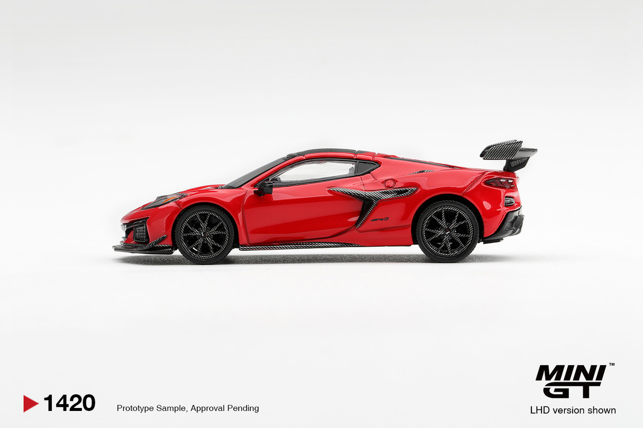 1/64 Mini GT 2026 Chevrolet Corvette ZR1 C8 T(orch Red) Diecast Car Model
