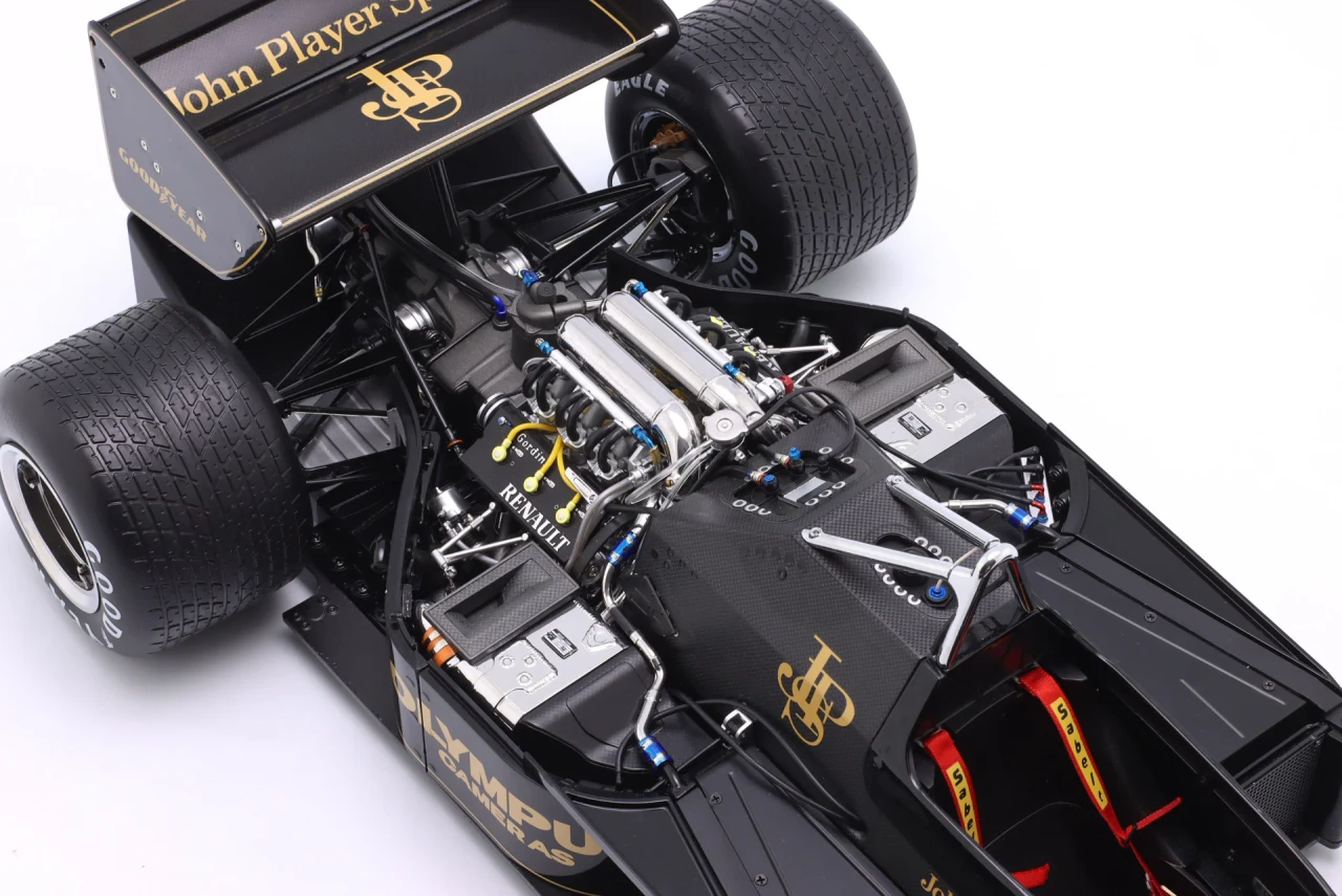 1/8 Werk83 1985 F1 Ayrton Senna Lotus 97T #12 Winner Portugal GP Diecast Car Model