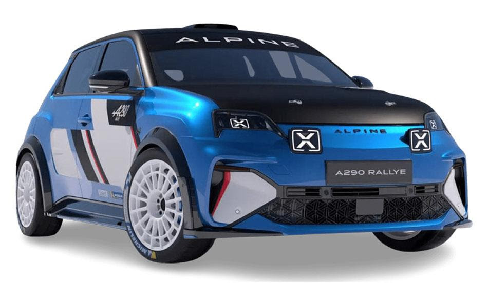 1/18 Norev 2026 Alpine A290 Rallye (Blue) Diecast Car Model