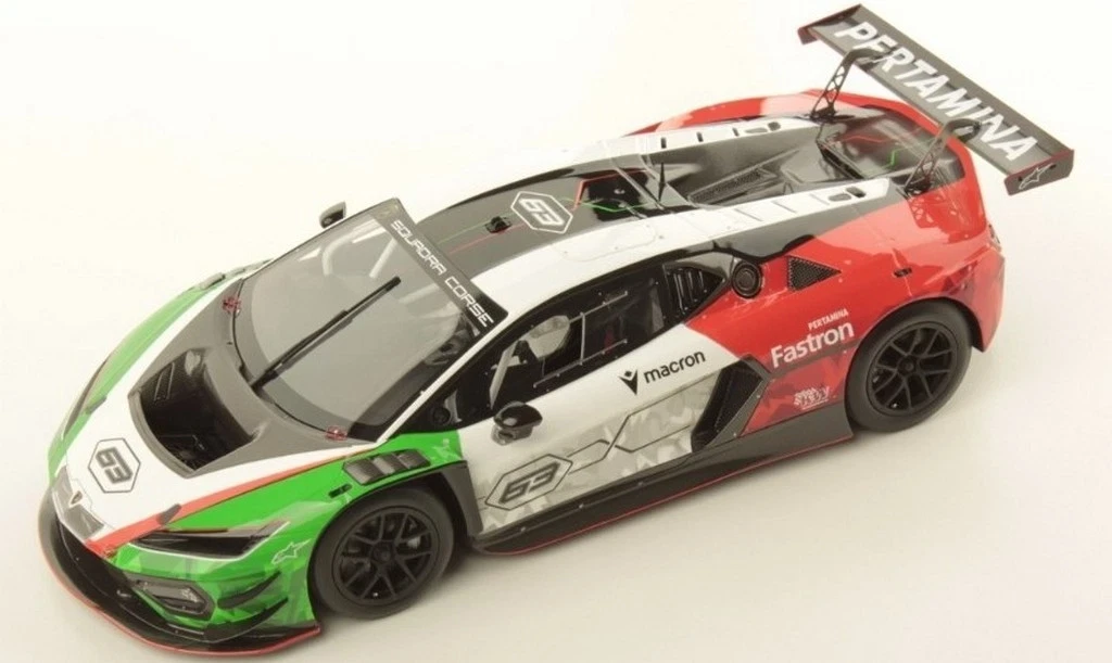 1/18 Looksmart 2025 Lamborghini Temerario GT3 Tricolore Presentation Car Car Model