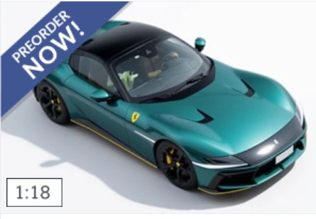 1/18 BBR Ferrari 12Cilindri Spider (Emerald Green) Car Model