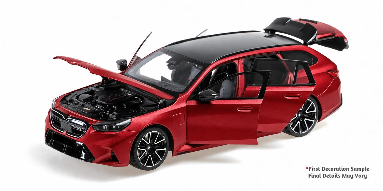 1/18 Minichamps 2024 BMW M5 G99 Touring Performance Parts (Metallic Red) Diecast Car Model