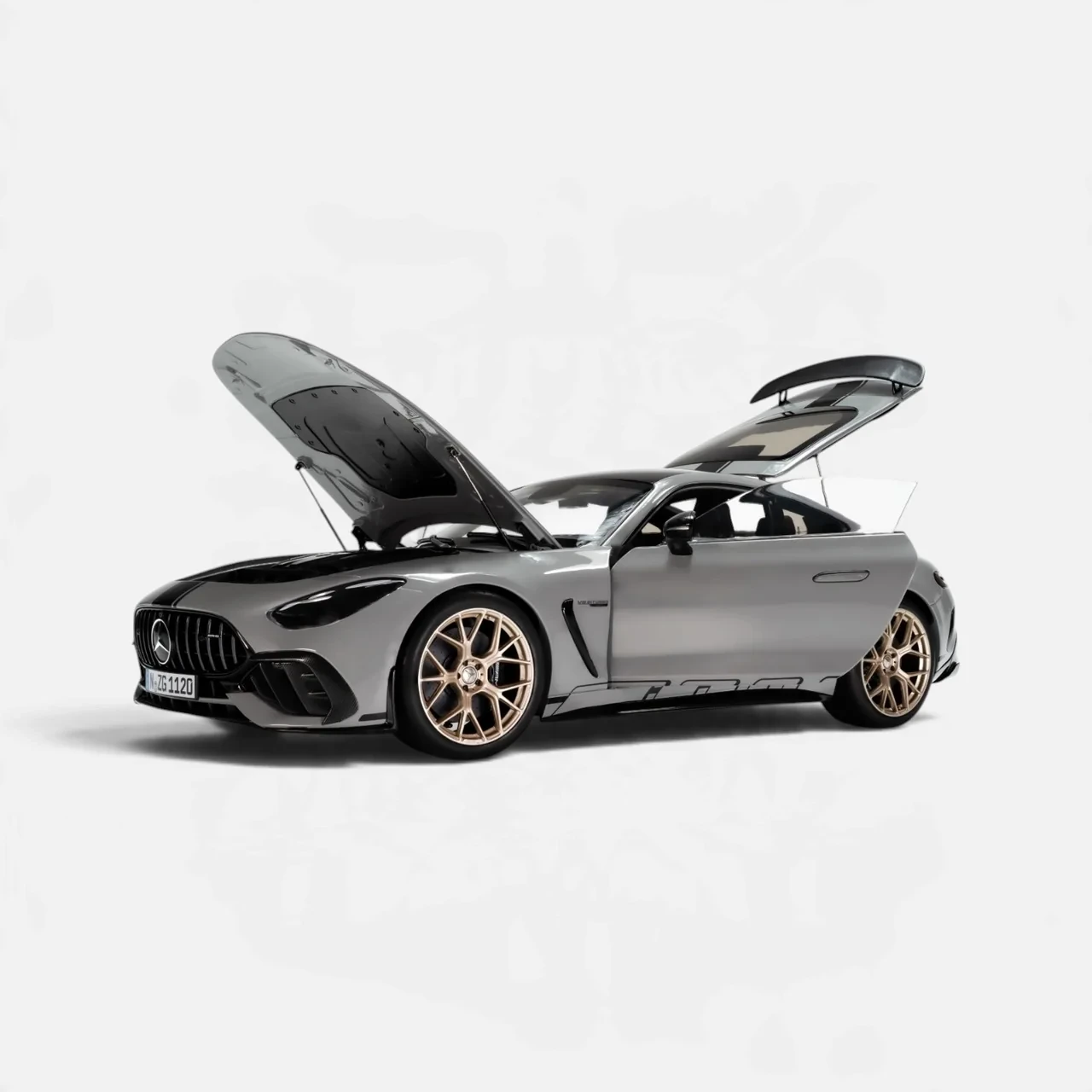1/12 NZG 2026 Mercedes-Benz AMG GT 63 Pro 4 Matic+ (Alpine Grey) Diecast Car Model