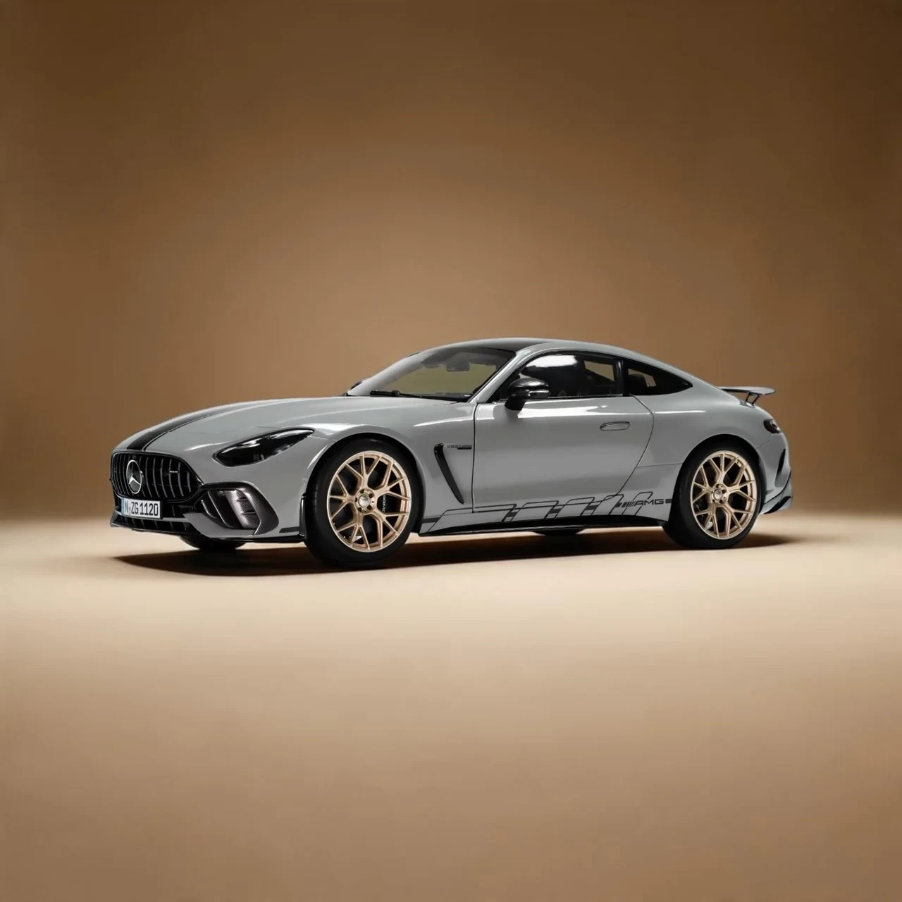 1/12 NZG 2026 Mercedes-Benz AMG GT 63 Pro 4 Matic+ (Alpine Grey) Diecast Car Model