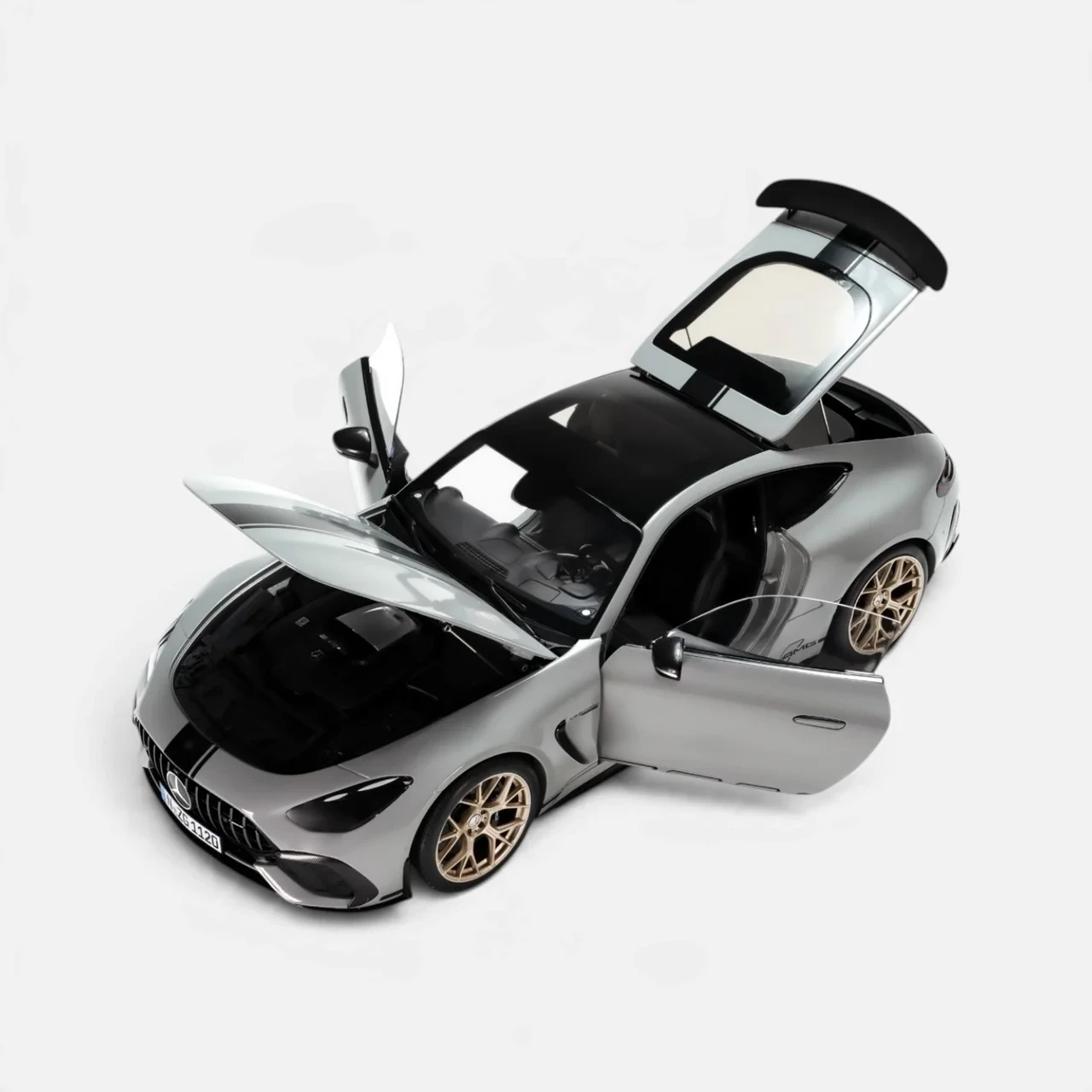 1/12 NZG 2026 Mercedes-Benz AMG GT 63 Pro 4 Matic+ (Alpine Grey) Diecast Car Model