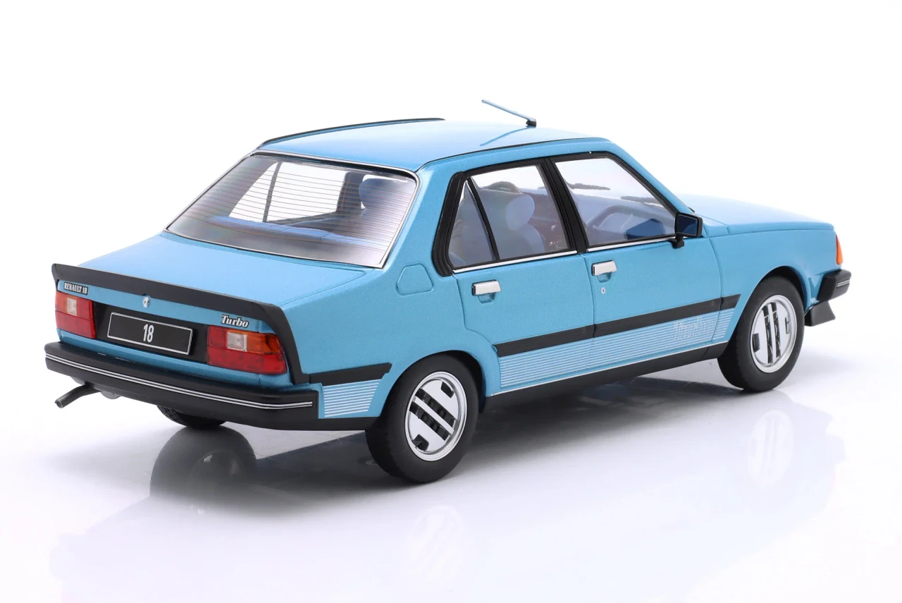 1/18 ModelCarGroup 1978 Renault 18 Turbo (Light Blue Metallic) Diecast Car Model