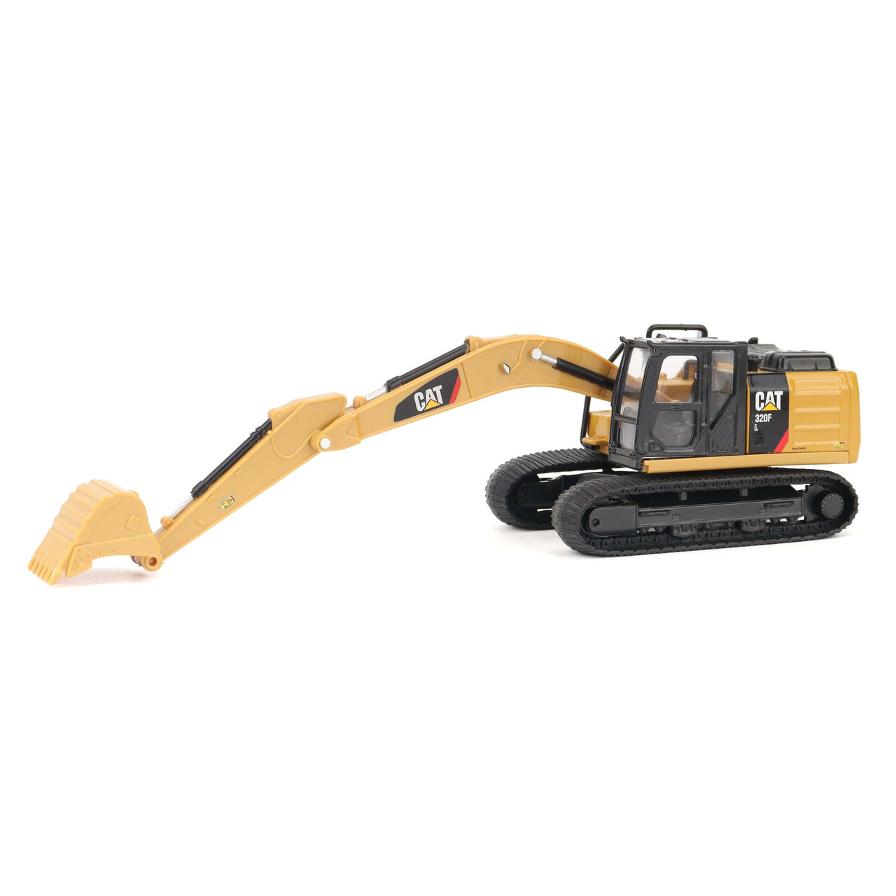 1/64 Diecast Masters CAT Diecast Models 3-Pack Playset CAT 320 Excavator + 660 Dump Truck + D6R BullDozer with Motion Sand & Other Accessories