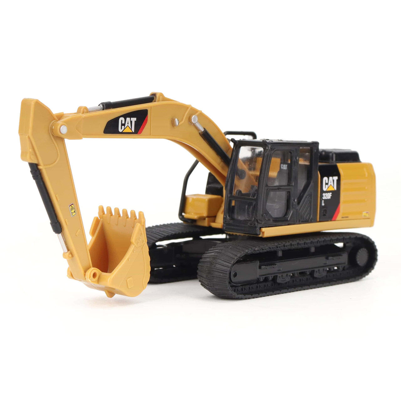 1/64 Diecast Masters CAT Diecast Models 3-Pack Playset CAT 320 Excavator + 660 Dump Truck + D6R BullDozer with Motion Sand & Other Accessories