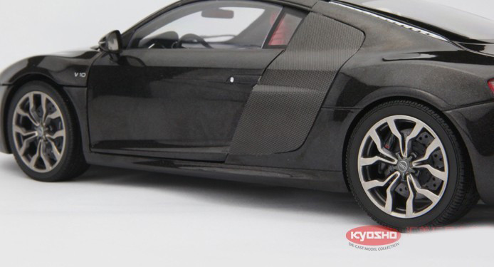 Audi R8 Spyder V10 5.2 FSI Daytona Grey - Kyosho 1/18 - Neuve Sous Boîte