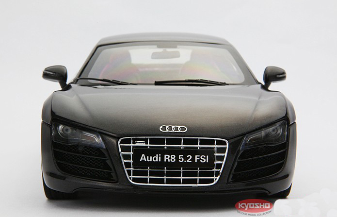 1/18 Kyosho Audi R8 5.2 FSI (Dark Grey) Diecast Car Model
