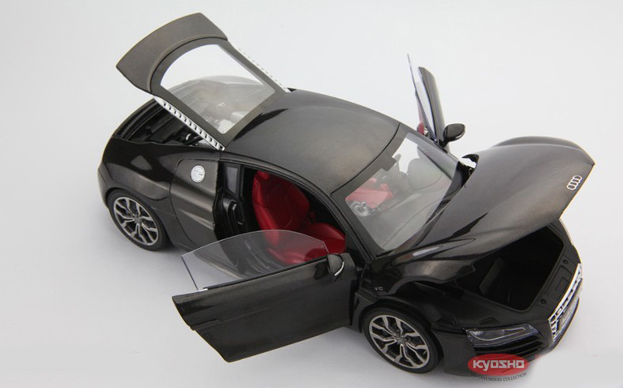 1/18 Kyosho Audi R8 5.2 FSI (Dark Grey) Diecast Car Model