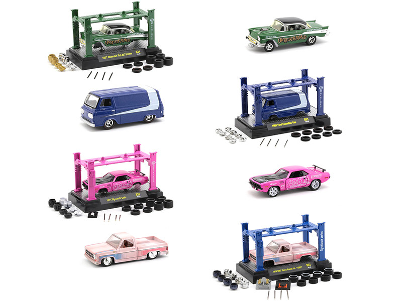 M2マシーン　4セット Model Kit 4 piece Car Set Release 31 1/64 Diecast Model Cars by M2
