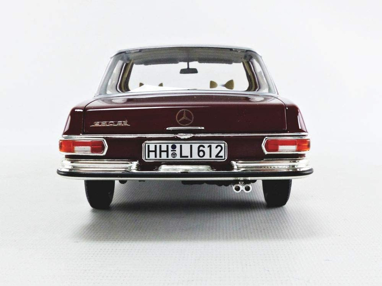 1/18 Norev 1968 Mercedes-Benz Mercedes 280 SE 280SE (Dark Red) Diecast Car Model