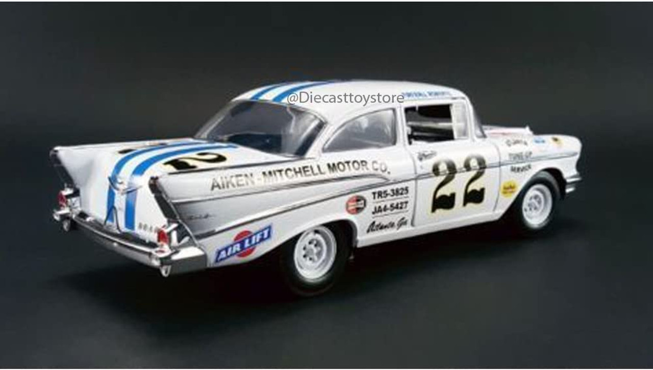 1/18 ACME 1957 Chevrolet Chevy Bel Air #22 Driver: Fireball Roberts Diecast Car Model Limited
