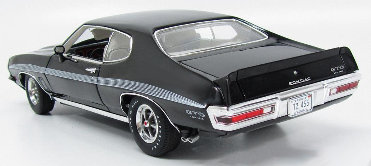 1/18 ACME 1972 PONTIAC GTO LEMANS STARLIGHT BLACK VINYL TOP Diecast Car Model Limited