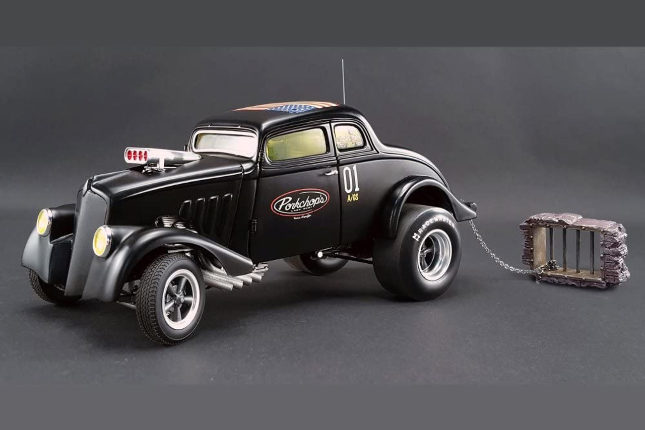 1/18 ACME JAILBREAK! PORKCHOP 1933 GASSER Diecast Car Model