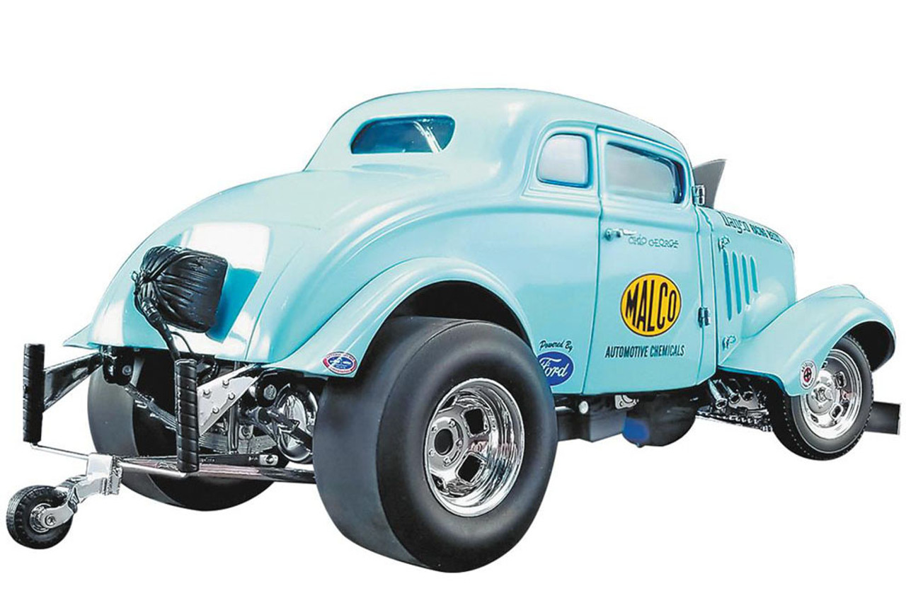 1/18 ACME 1933 Malco Gasser Ohio with Air Plow (Light Blue) Diecast Car Model