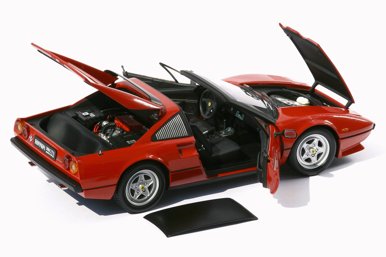 1/18 Kyosho Ferrari 308 GTS (Red) Diecast Car Model - LIVECARMODEL.com