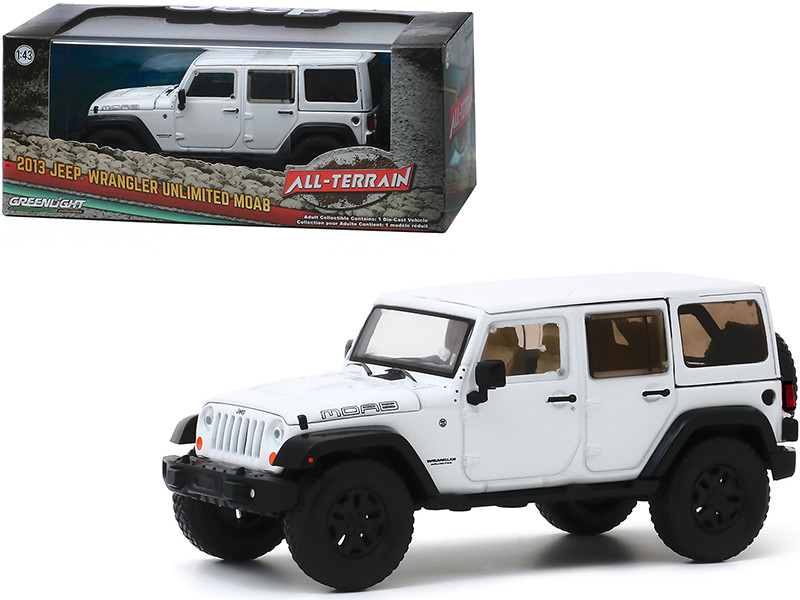 diecast jeep wrangler unlimited white