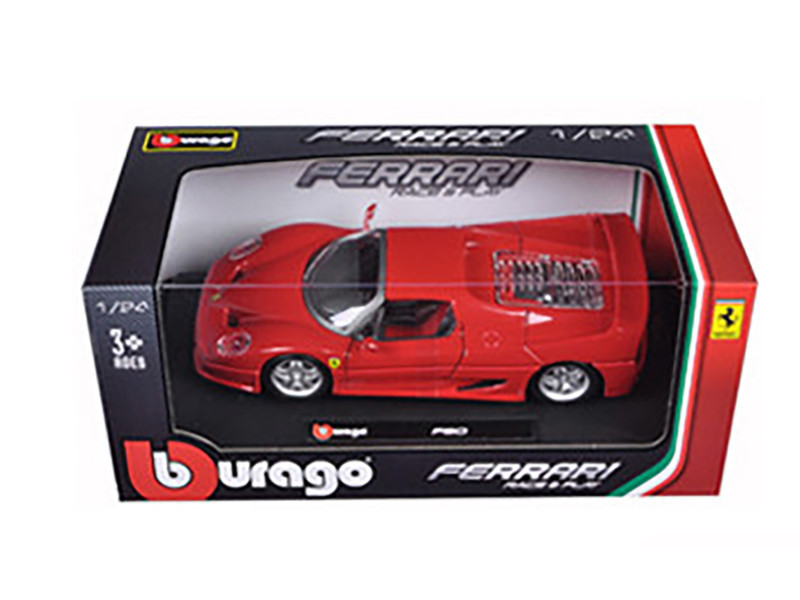 Ferrari F50 Red 1/24 Diecast Model Car by Bburago - LIVECARMODEL.com