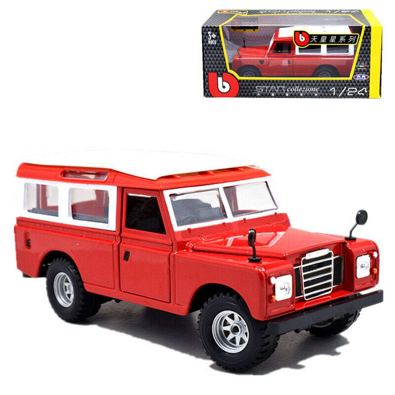 1/24 Bburago Land Rover Defender Series II Diecast Car Model