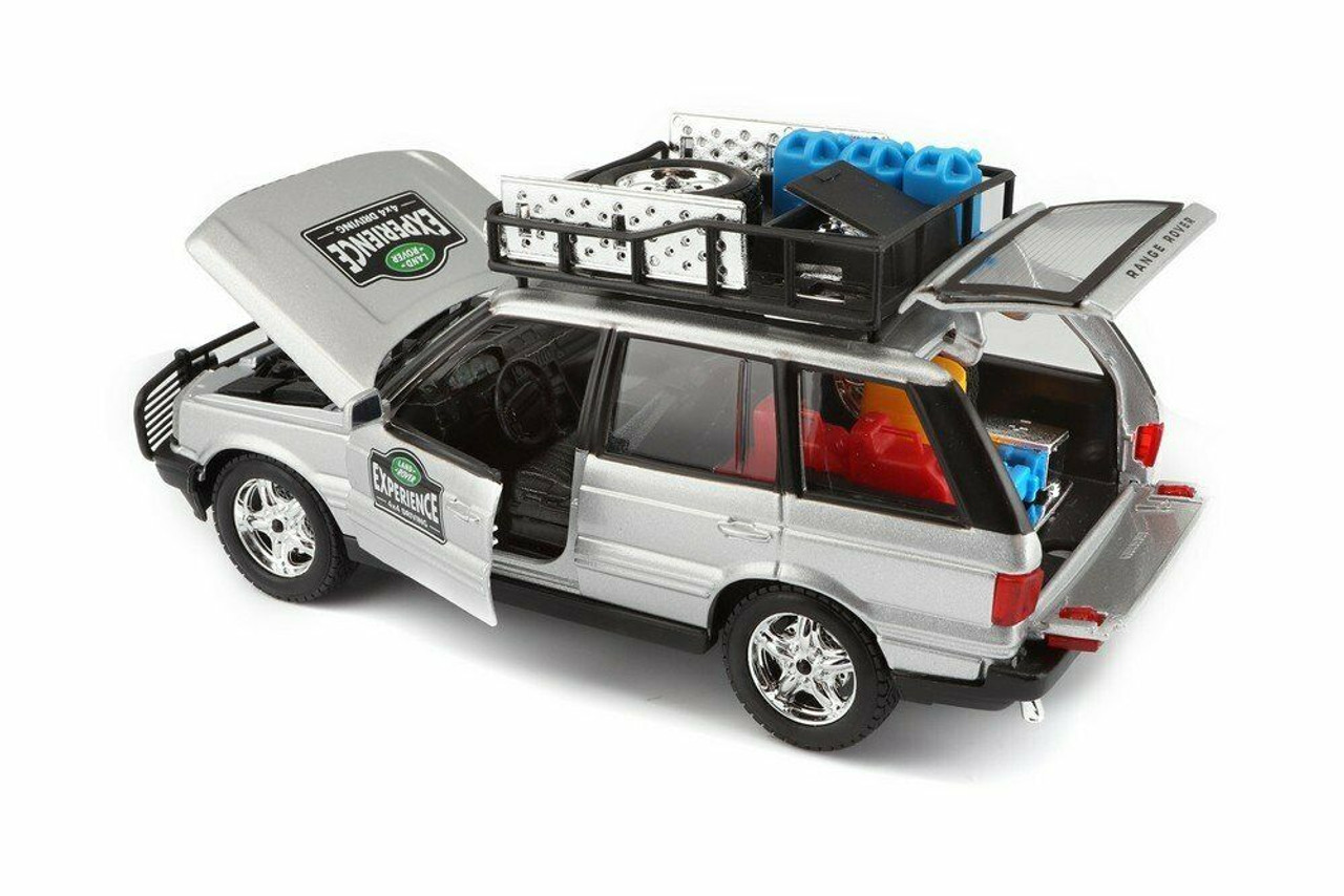 1/24 Bburago Land Rover Range Rover Safari (Silver) Diecast Car Model