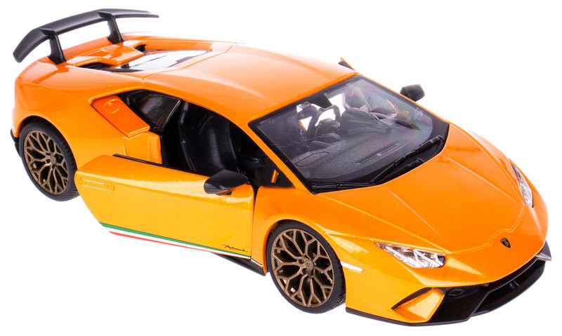 Lamborghini Huracan Performante Metallic Orange 1/24 Diecast Model Car by Bburago