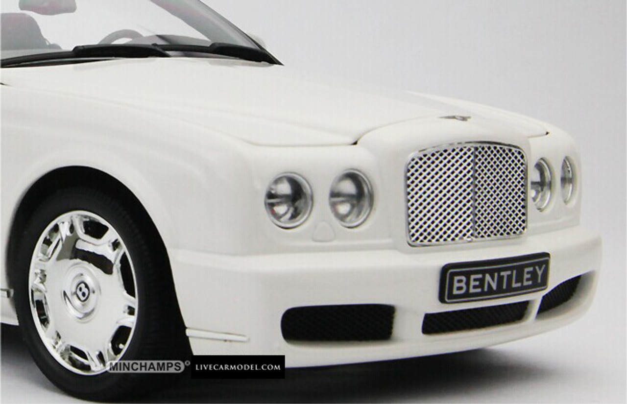 1/18 Minichamps Bentley Azure GTC Cabrioet (White) Diecast Car Model