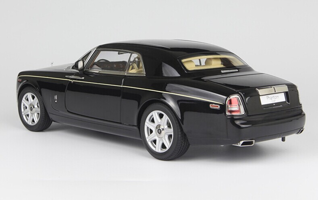 1/18 Kyosho Rolls-Royce Phantom Phantom Hardtop Coupe (Diamond Black) Diecast Car Model