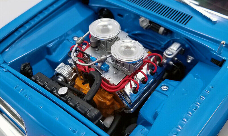 1/18 ACME 1969 Plymouth Barracuda Hemi Cuda Street Fighter - Blue