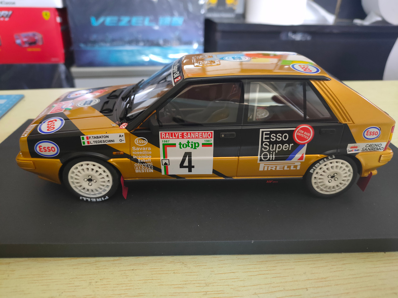 1/18 Top Marques Lancia 4wd Rallye San Remo 1987 Tabatoni