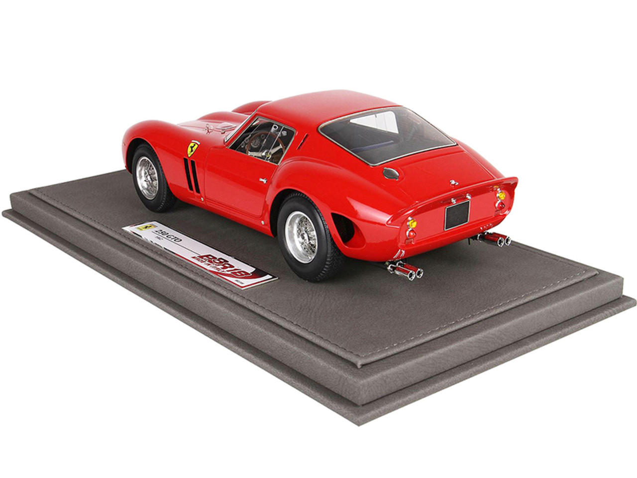 1962 Ferrari 250 GTO Red with DISPLAY CASE Limited Edition to 300 pieces  Worldwide 1/18 Model Car by BBR