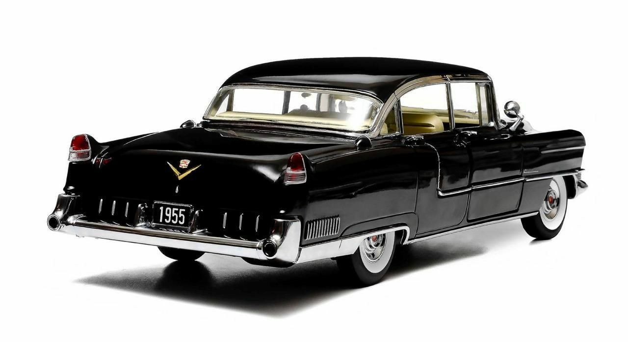 1/18 Greenlight 1955 Cadillac Fleetwood Series 60 (Black